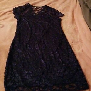 Lace mini dress